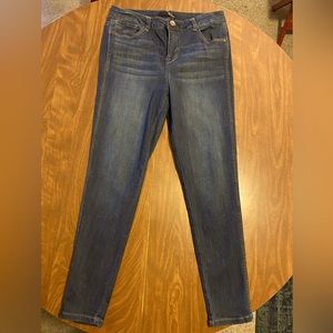 1822 Denim Anneta Vintage High Rise Skinny Jean, Indigo, Size 10